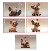 Альбом для рисования на скобе ErichKrause Frenchie, А4, 24 листа_MIX-PACK
