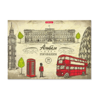 Альбом для рисования на клею ErichKrause Great Britain, А4, 30 листов