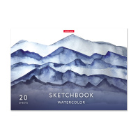 Альбом для эскизов на клею ErichKrause Nature, А4, 20 листов, бумага акварельная