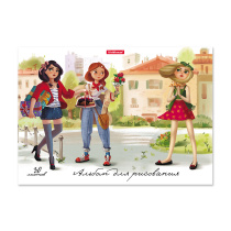 Альбом для рисования на клею ErichKrause Девочки-красавицы, А4, 30 листов