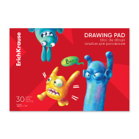 Альбом для рисования на клею ErichKrause Jolly Friends, А4, 30 листов