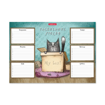 Расписание уроков ErichKrause Cat & Box, А4