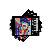 Тетрадь для нот на спирали ErichKrause Music Legend, А5, 24 листа, горизонатальная ориентация Тетрадь для нот на спирали ErichKrause Music Legend, А5, 24 листа, горизонатальная ориентация