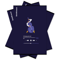 Тетрадь для нот на скобе c картонной обложкой ErichKrause Music Fantasy, А4, 24 листа_MIX-PACK