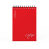 Блокнот с пластиковой обложкой на спирали ErichKrause Words, красный, A6, 80 листов, клетка