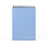 Блокнот с пластиковой обложкой на спирали ErichKrause Symbol, голубой, A6, 80 листов, клетка