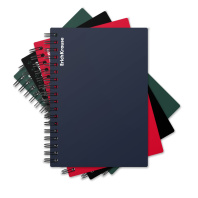 Тетрадь общая с пластиковой обложкой на спирали ErichKrause Classic, А6, 60 листов, клетка_MIX-PACK Тетрадь общая с пластиковой обложкой на спирали ErichKrause Classic, А6, 60 листов, клетка_MIX-PACK