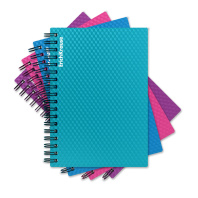 Тетрадь общая с пластиковой обложкой на спирали ErichKrause Vivid, А6, 80 листов, клетка_MIX-PACK Тетрадь общая с пластиковой обложкой на спирали ErichKrause Vivid, А6, 80 листов, клетка_MIX-PACK