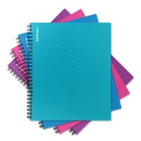 Тетрадь общая с пластиковой обложкой на спирали ErichKrause Vivid, ассорти,А5+, 80 листов, клетка Тетрадь общая с пластиковой обложкой на спирали ErichKrause Vivid, ассорти,А5+, 80 листов, клетка