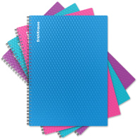 Тетрадь общая с пластиковой обложкой на спирали ErichKrause Vivid, ассорти, А4, 80 листов, клетка Тетрадь общая с пластиковой обложкой на спирали ErichKrause Vivid, ассорти, А4, 80 листов, клетка