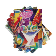 Тетрадь общая с пластиковой обложкой на спирали ErichKrause Glass, ассорти, А5, 80 листов, клетка Тетрадь общая с пластиковой обложкой на спирали ErichKrause Glass, ассорти, А5, 80 листов, клетка