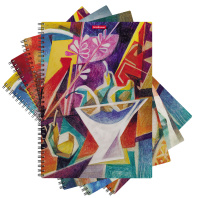 Тетрадь общая с пластиковой обложкой на спирали ErichKrause Glass, ассорти, А4, 80 листов, клетка Тетрадь общая с пластиковой обложкой на спирали ErichKrause Glass, ассорти, А4, 80 листов, клетка