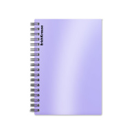 Тетрадь общая с пластиковой обложкой на спирали ErichKrause Candy, сиреневый перламутр А6, 80 листов, клетка Тетрадь общая с пластиковой обложкой на спирали ErichKrause Candy, сиреневый перламутр А6, 80 листов, клетка