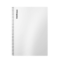 Тетрадь общая с пластиковой обложкой на спирали ErichKrause Candy, серебряный перламутр, А4, 80 листов, клетка Тетрадь общая с пластиковой обложкой на спирали ErichKrause Candy, серебряный перламутр, А4, 80 листов, клетка