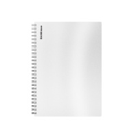 Тетрадь общая с пластиковой обложкой на спирали ErichKrause Candy, серебряный перламутр, А5, 80 листов, клетка Тетрадь общая с пластиковой обложкой на спирали ErichKrause Candy, серебряный перламутр, А5, 80 листов, клетка