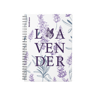 Тетрадь общая с пластиковой обложкой на спирали ErichKrause Lavender, А5, 80 листов, клетка Тетрадь общая с пластиковой обложкой на спирали ErichKrause Lavender, А5, 80 листов, клетка