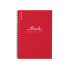 Тетрадь общая с пластиковой обложкой на спирали ErichKrause Words, красный, А5, 80 листов, клетка Тетрадь общая с пластиковой обложкой на спирали ErichKrause Words, красный, А5, 80 листов, клетка