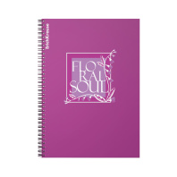 Тетрадь общая с пластиковой обложкой на спирали ErichKrause Floral Soul, А4, 80 листов, клетка Тетрадь общая с пластиковой обложкой на спирали ErichKrause Floral Soul, А4, 80 листов, клетка