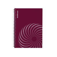 Тетрадь общая с пластиковой обложкой на спирали ErichKrause Marsalа, рубиновый, А4, 80 листов, клетка Тетрадь общая с пластиковой обложкой на спирали ErichKrause Marsalа, рубиновый, А4, 80 листов, клетка