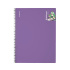 Тетрадь общая с пластиковой обложкой на спирали ErichKrause Manga, фиолетовый, А4, 80 листов, клетка Тетрадь общая с пластиковой обложкой на спирали ErichKrause Manga, фиолетовый, А4, 80 листов, клетка