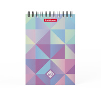 Блокнот на спирали ErichKrause Magic Rhombs, А6, 60 листов, клетка