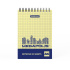 Блокнот на спирали ErichKrause MEGAPOLIS® Yellow Concept, А6, 80 листов, клетка, желтый внутренний блок