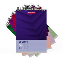 Блокнот на спирали ErichKrause Duotone Next, А6, 60 листов, клетка_MIX-PACK