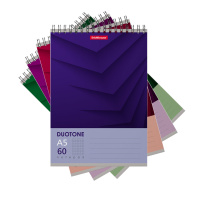 Блокнот на спирали ErichKrause Duotone Next, А5, 60 листов, клетка_MIX-PACK