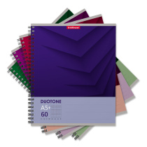 Тетрадь общая на спирали ErichKrause Duotone Next, А5+, 60 листов, клетка_MIX-PACK