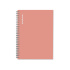 Тетрадь общая на спирали ErichKrause Vanilla, персиковый, А5, 120 листов, клетка, ламинация глянцевая, структурное тиснение "лён"