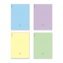 Тетрадь общая ученическая на скобе ErichKrause Классика, B5, 60 листов, ассорти, клетка_MIX-PACK