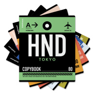 Тетрадь общая ученическая ErichKrause Багажные бирки, 80 листов, клетка_MIX-PACK