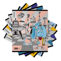 Тетрадь общая ученическая ErichKrause Тайна третьей планеты, 36 листов, клетка_MIX-PACK