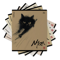 Тетрадь общая ученическая ErichKrause Blur Cat, 36 листов, клетка_MIX-PACK