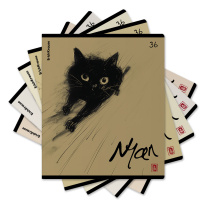 Тетрадь школьная ученическая ErichKrause Blur Cat, 36 листов, клетка_MIX-PACK