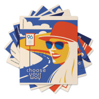 Тетрадь общая ученическая ErichKrause Choose Your Way, 96 листов, клетка, матовая ламинация_MIX-PACK Тетрадь общая ученическая ErichKrause Choose Your Way, 96 листов, клетка, матовая ламинация_MIX-PACK