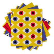 Тетрадь общая ученическая ErichKrause Bauhaus, 96 листов, клетка, матовая ламинация+выборочный лак_MIX-PACK