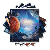 Тетрадь общая ученическая ErichKrause Вселенная, 48 листов, клетка, металлизированная ламинация+твин-лак_MIX-PACK