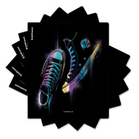 Тетрадь общая ученическая ErichKrause Sneakers, 48 листов, клетка, ламинация soft-touch+выборочный УФ-лак_MIX-PACK