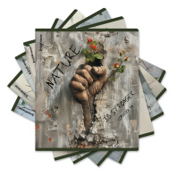 Тетрадь общая ученическая ErichKrause Nature Power, 48 листов, клетка, твин-лак _MIX-PACK