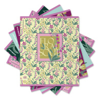 Тетрадь общая ученическая ErichKrause Floral Soul, 48 листов, клетка, ламинация soft-touch+выборочный УФ-лак_MIX-PACK