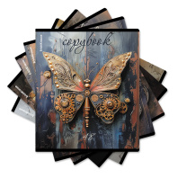 Тетрадь общая ученическая ErichKrause Iron Wings, 48 листов, клетка, металлизированная ламинация+твин-лак_MIX-PACK