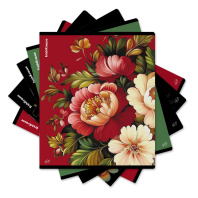 Тетрадь общая ученическая ErichKrause Folk Motives, 48 листов, клетка, твин-лак_MIX-PACK