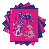 Тетрадь общая ученическая ErichKrause Pinna Kotta, 48 листов, клетка, матовая ламинация+выборочный УФ-лак_MIX-PACK