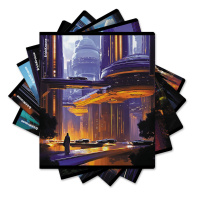 Тетрадь общая ученическая ErichKrause Futuristic, 48 листов, клетка, твин-лак_MIX-PACK