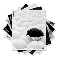 Тетрадь общая ученическая ErichKrause Black Focus, 48 листов, клетка, матовая ламинация+выборочный УФ-лак_MIX-PACK