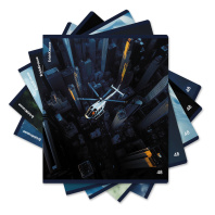 Тетрадь общая ученическая ErichKrause Top View, 48 листов, клетка, глянцевая ламинация_MIX-PACK