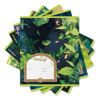 Тетрадь школьная ученическая ErichKrause Garden Pet, 18 листов, линейка (в плёнке по 10 шт.)_MIX-PACK