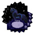 Тетрадь школьная ученическая ErichKrause Black Unicorn, 18 листов, линейка, выборочный УФ-лак (в плёнке по 10 шт.)_MIX-PACK