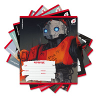 Тетрадь школьная ученическая ErichKrause Iron Gear, 18 листов, линейка (в плёнке по 10 шт.)_MIX-PACK